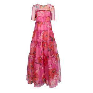 Staud Hyacinth Tiered Organza Dress - Size M